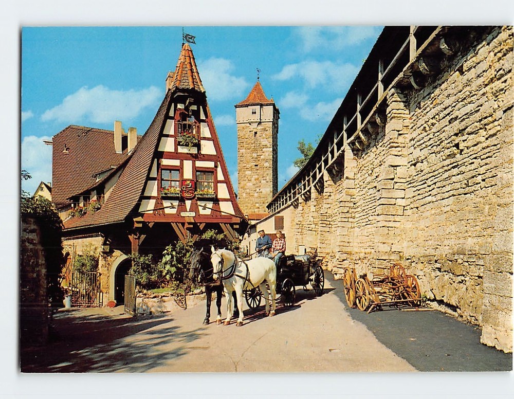 Postcard Old Forge Rothenburg ob der Tauber Germany