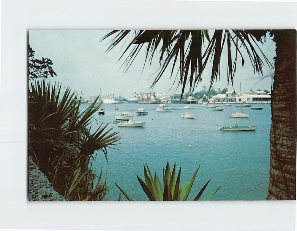 Postcard Tynes Bay Hamilton Harbour Bermuda Hamilton British Overseas Territory