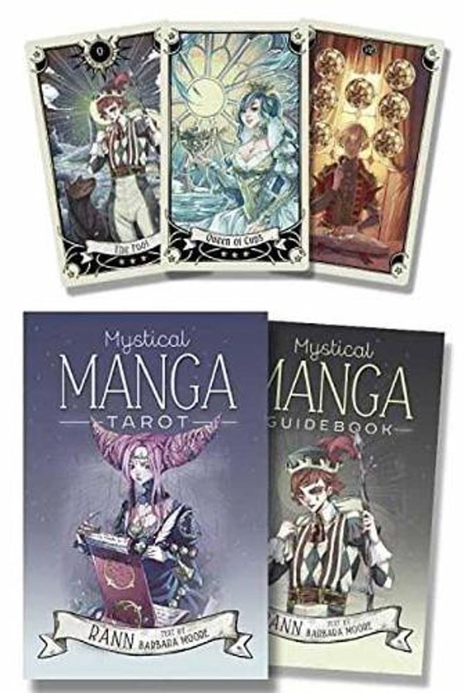 Mystical Manga Tarot by Barbara Moore (English) Cards Book