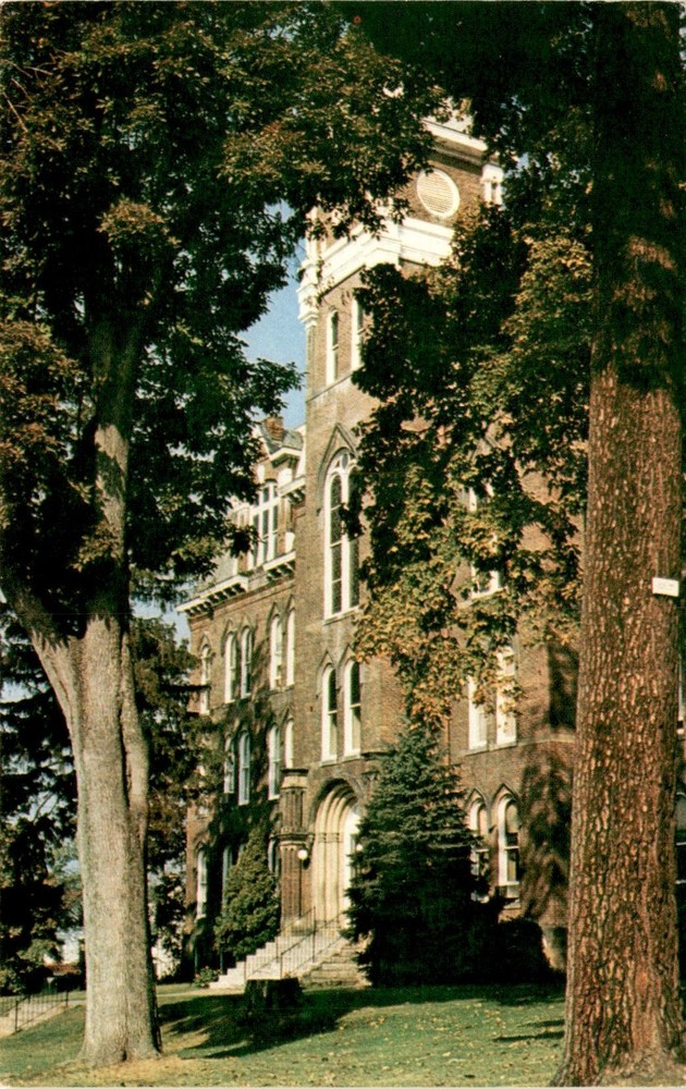 Waynesburg College, Waynesburg, Pennsylvania, A. B. Miller Hall, Postcard