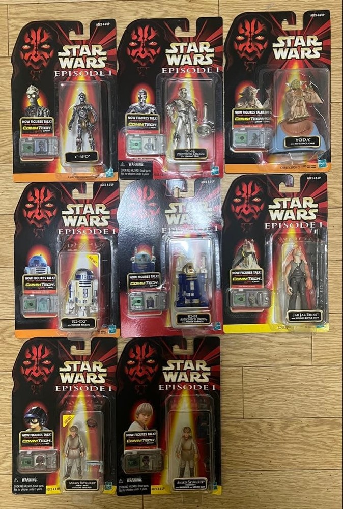 Star Wars Episode I Figure Set of 25 Comtech #a2c23e