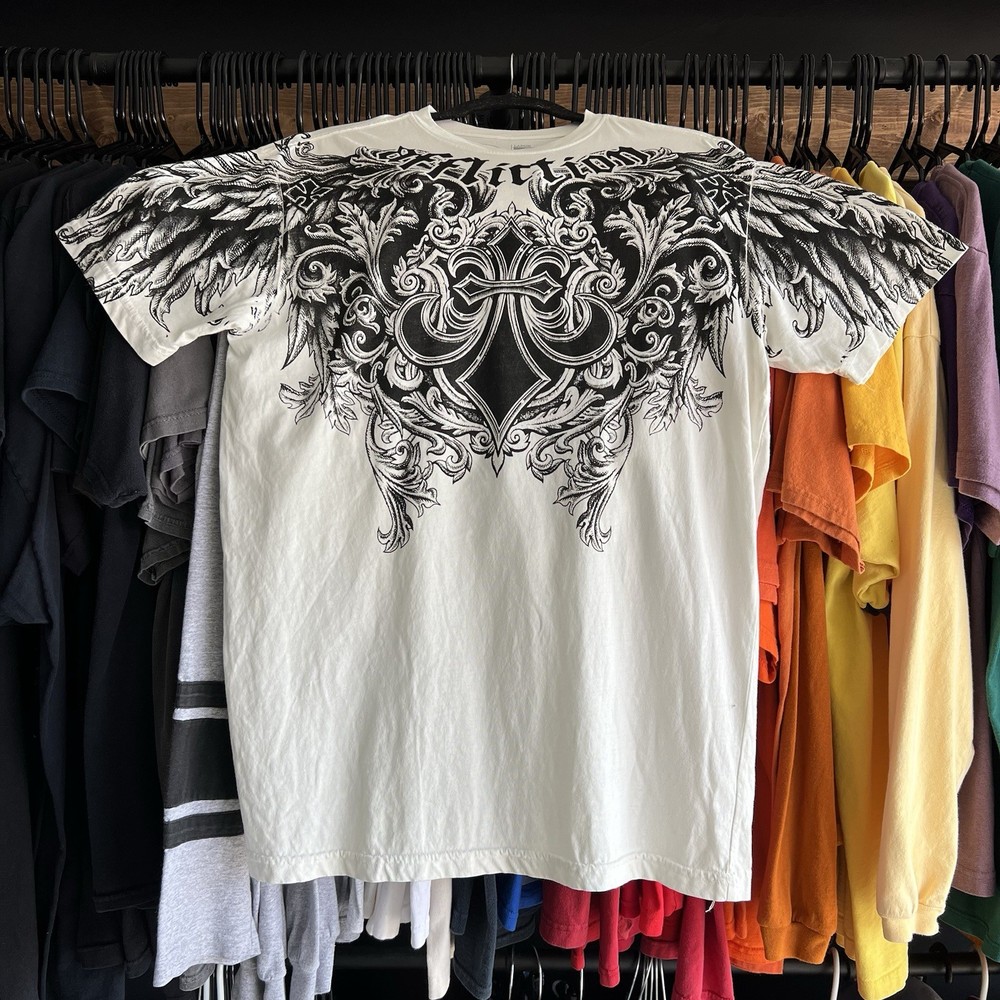 Affliction Men's Cotton Short Sleeve T-Shirt Size L