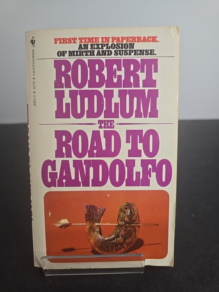 Robert Ludlum – The Road to Gandolfo (1982, 1st Bantam PB, Thriller, VG