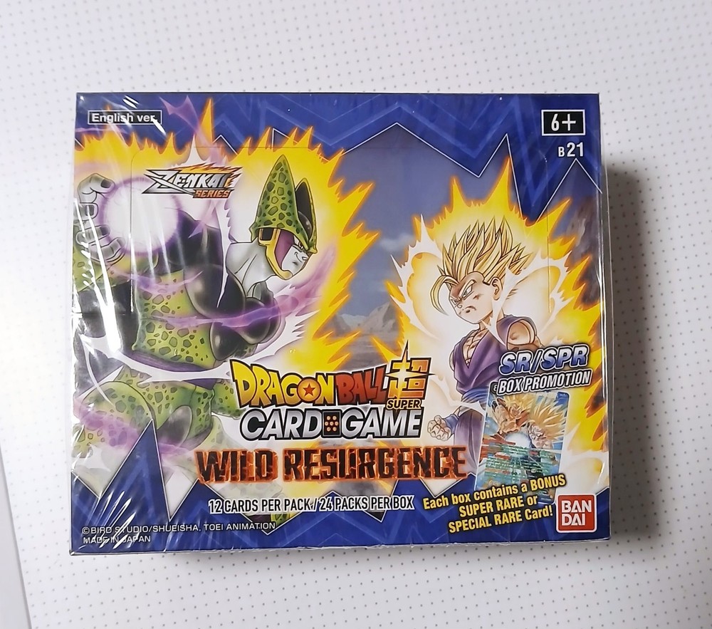 Dragonball Super TCG: Zenkai Series 4 Wild Resurgence B21 Booster Box English