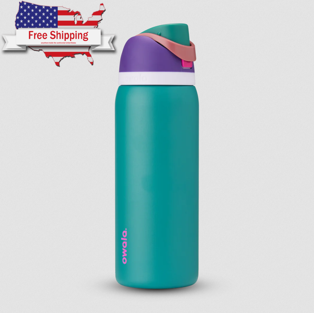 Owala FreeSip 32oz Insulated Stainless Steel Water Bottle 80 Ski Slopes