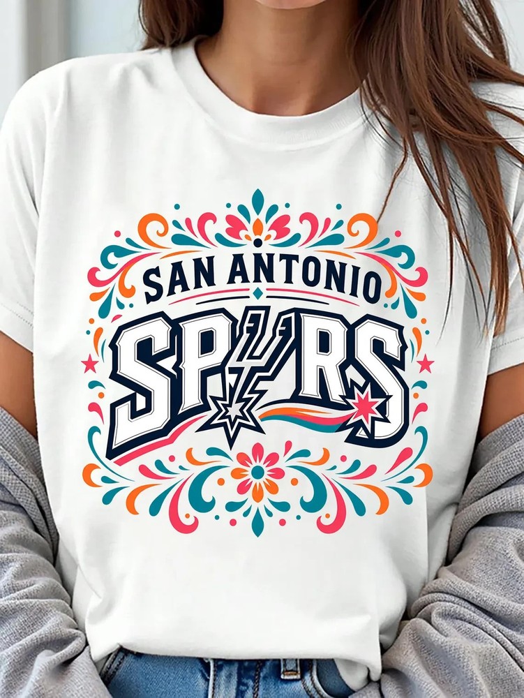 HOT! Spurss Floral Shirt, Vintage San Antonio Basketball Shirt