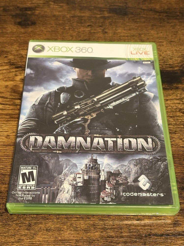Damnation - Microsoft Xbox 360 CIB Tested And Working