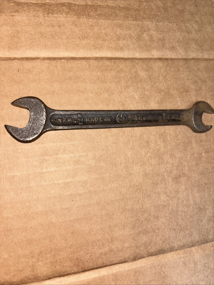 Vintage SUPERSILM SPANNER Open End Wrench TW  England 5/16W 3/8BSF 1/4W 5/16BSF