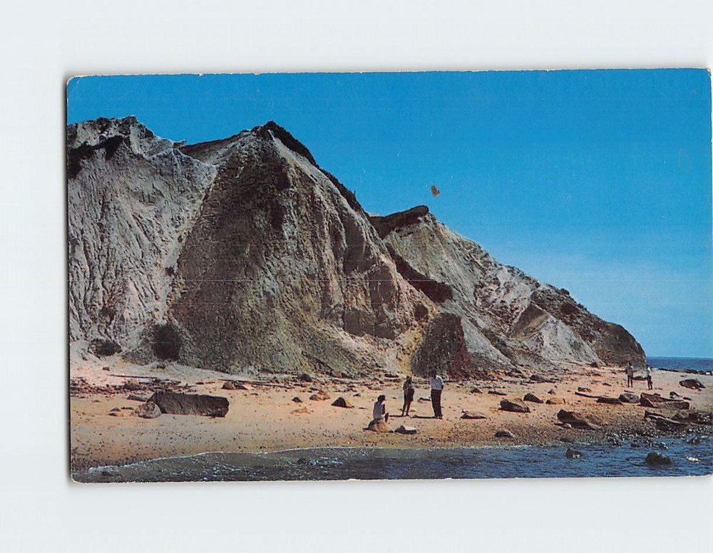 Postcard Aquinnah Cliffs Marthas Vineyard Aquinnah Massachusetts USA