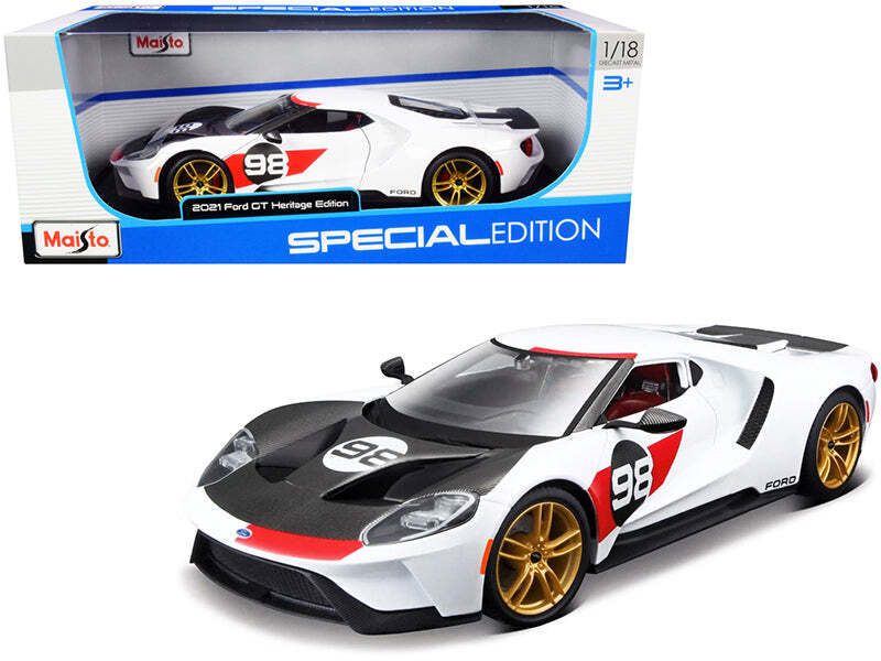 2021 Ford GT #98 White 