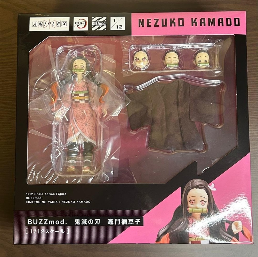 RARE Demon Slayer BUZZmod. Nezuko Kamado Figure 1/12 from JAPAN