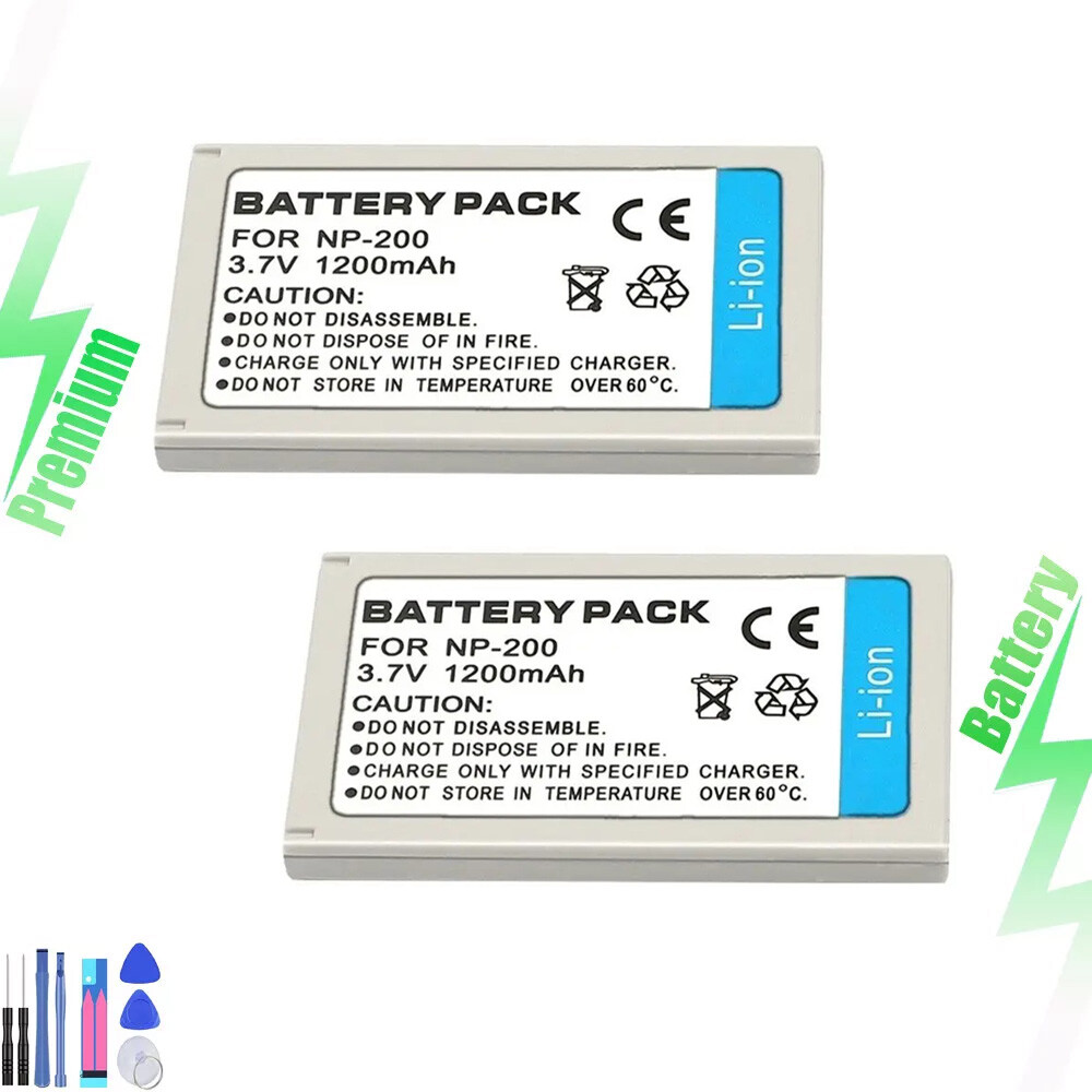 2x Battery for Konica Minolta NP-200 DiMAGE X Xg X6 Xi Xt Xt Biz