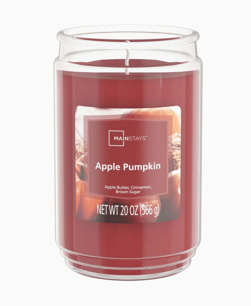 Apple Pumpkin Spice Large Scented Candle for Home Decor Clean Burn Seasonal Aroma