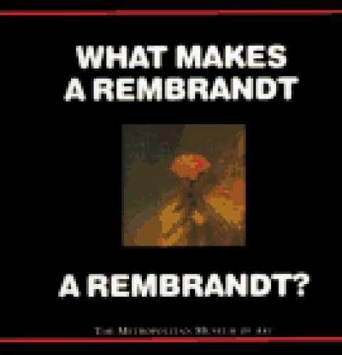 What Makes a Rembrandt a - Paperback, by Muhlberger Richard - Very Good