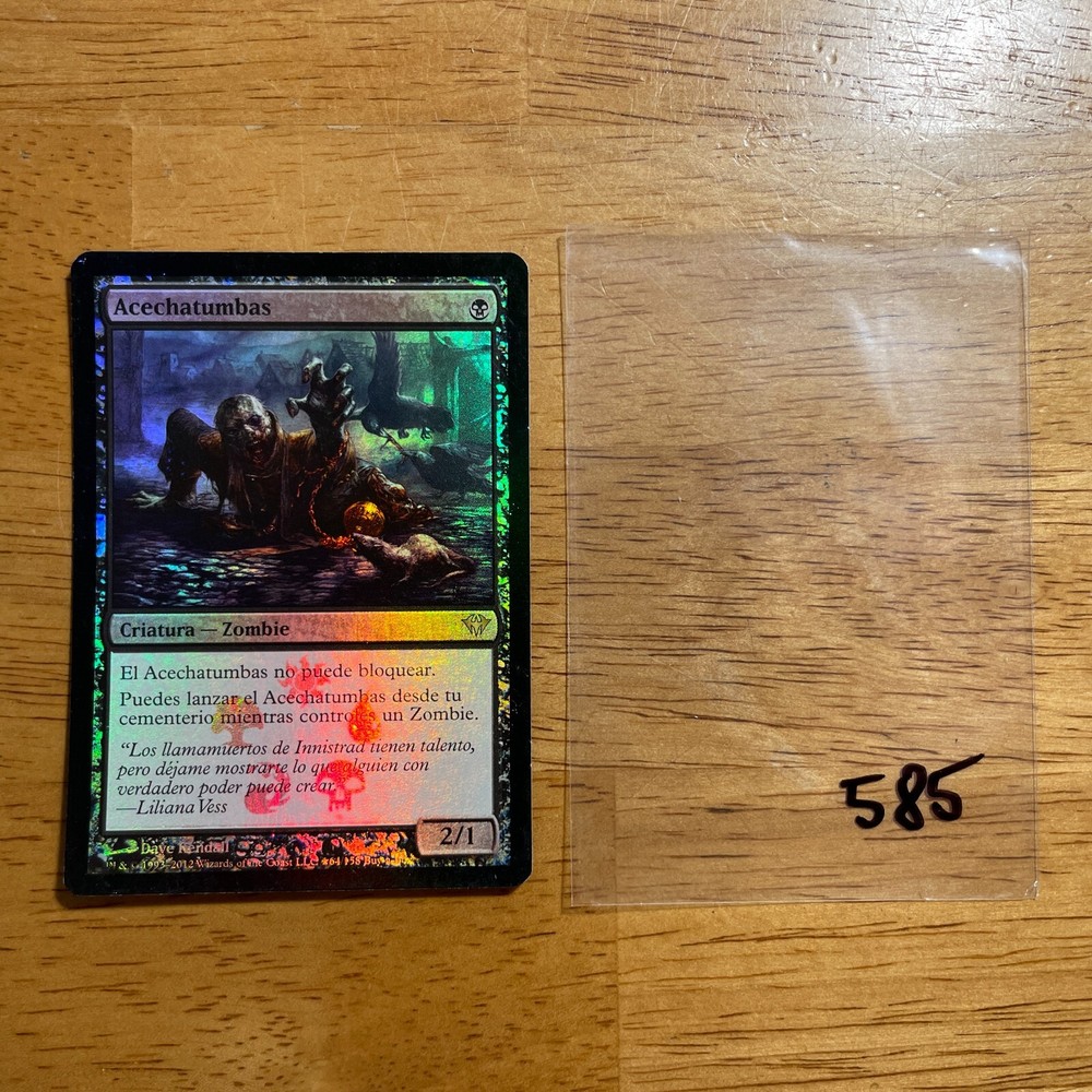 💀Gravecrawler Promo FOIL SP Acechatumbas DKA Dark Ascension MTG C pix 4 con 585-image