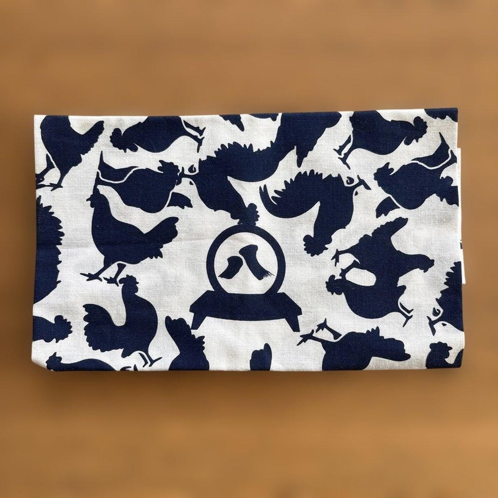 Japanese Tenugui Towels Chicken Silhouette Yakitori Hachibei