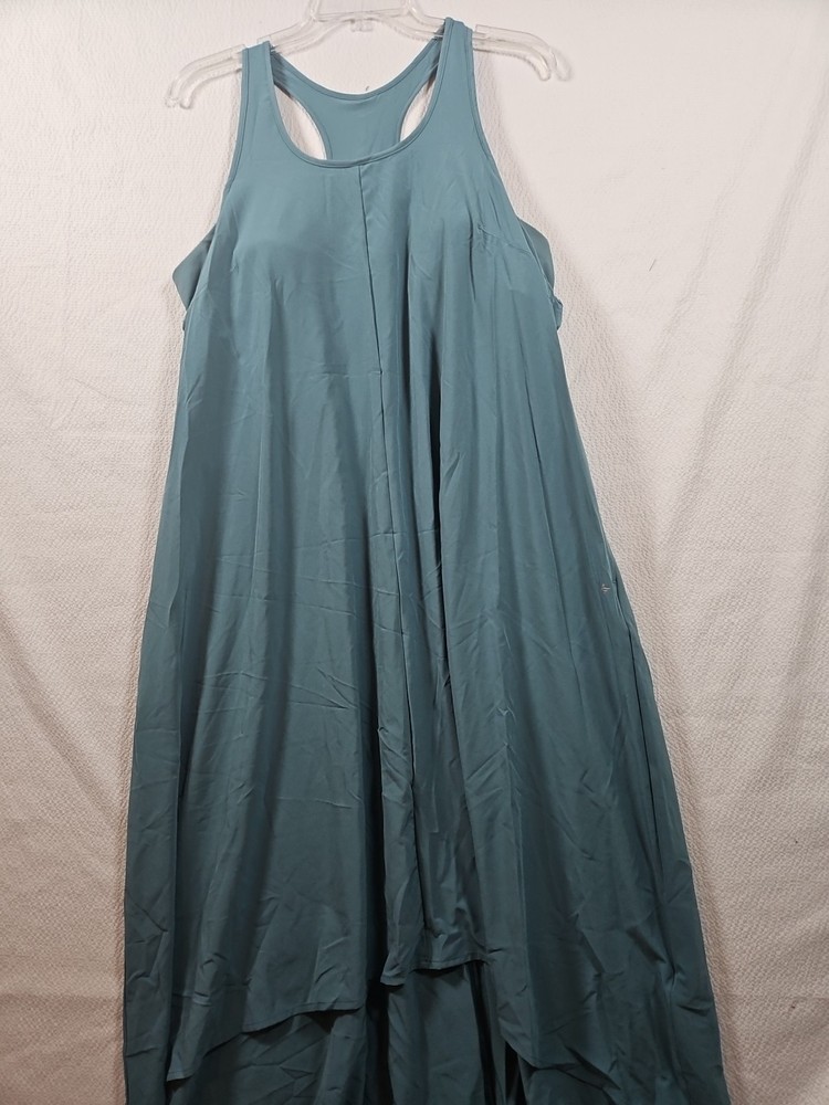 Halara Breezeful Backless Racerback High Low Flowy Midi Quick Dry Dress, Size...