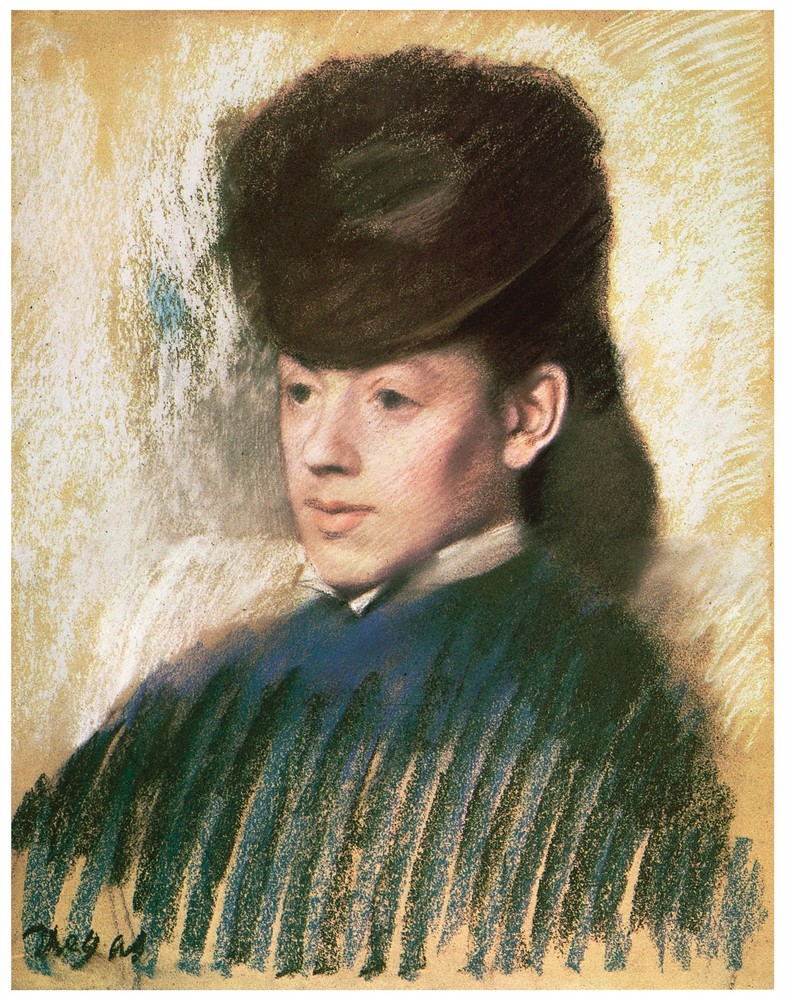 Decor Poster. Color Graphic Art Design. Lady's portrait drawing Wall Art. 1847