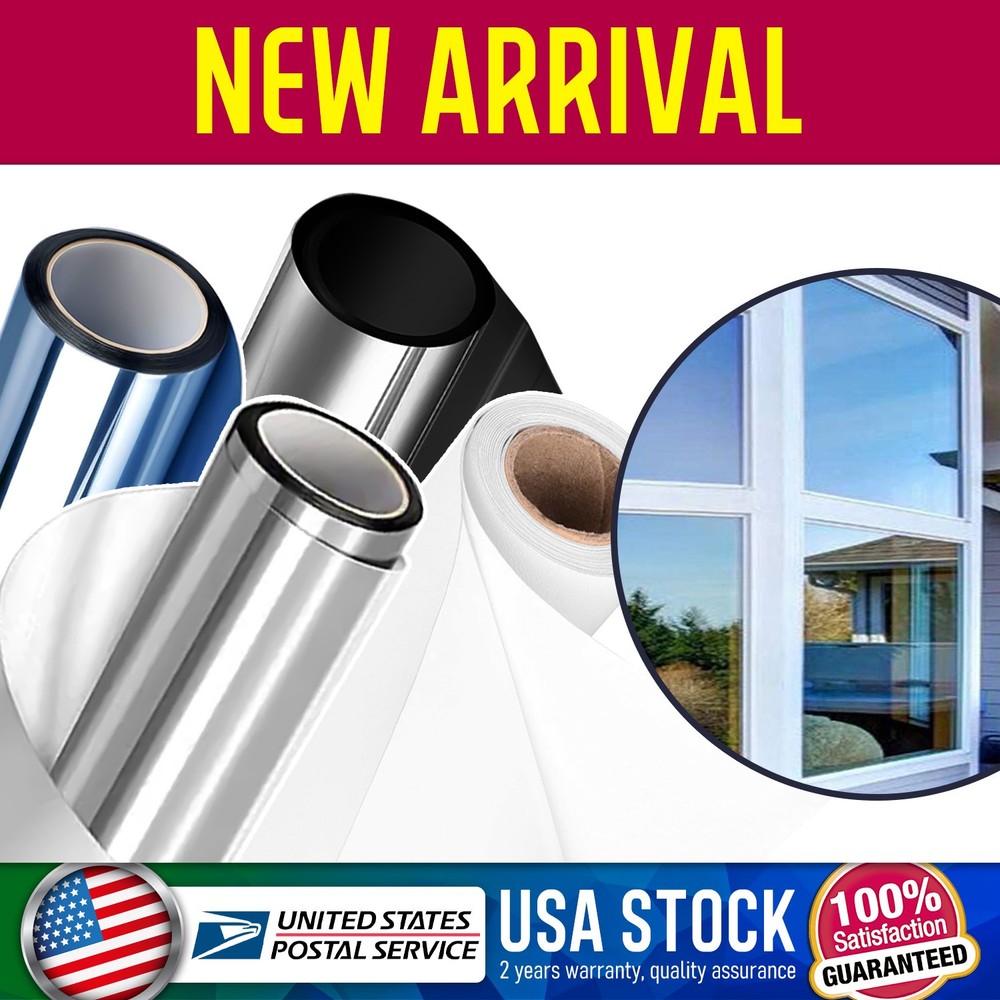 Colorful Transparent Stained Glass Window Film DIY Self-Adhesive Decor Roll