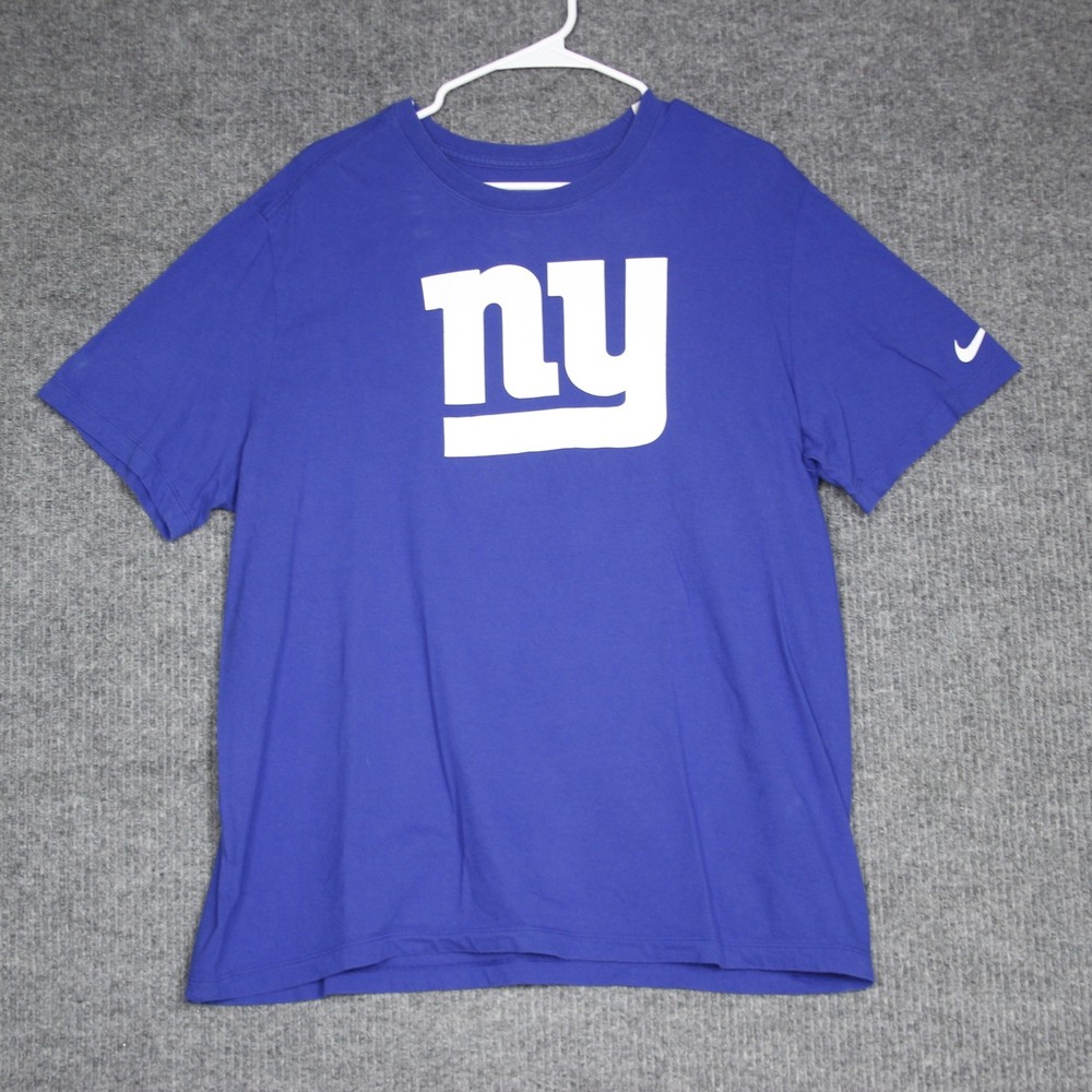 Nike New York Graphic Mens XL Giants NFL Blue T-Shirt The Nike Tee