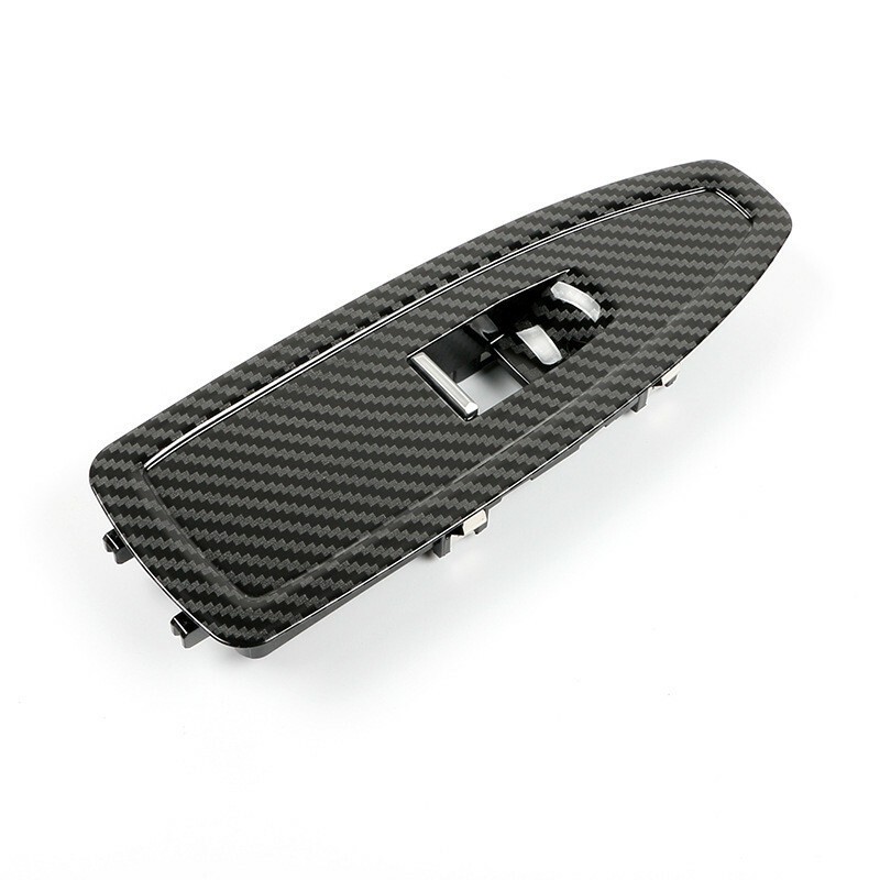 ABS Carbon Fiber Car Interior Door Window Lift Switch Button Panel For BMW F30 )