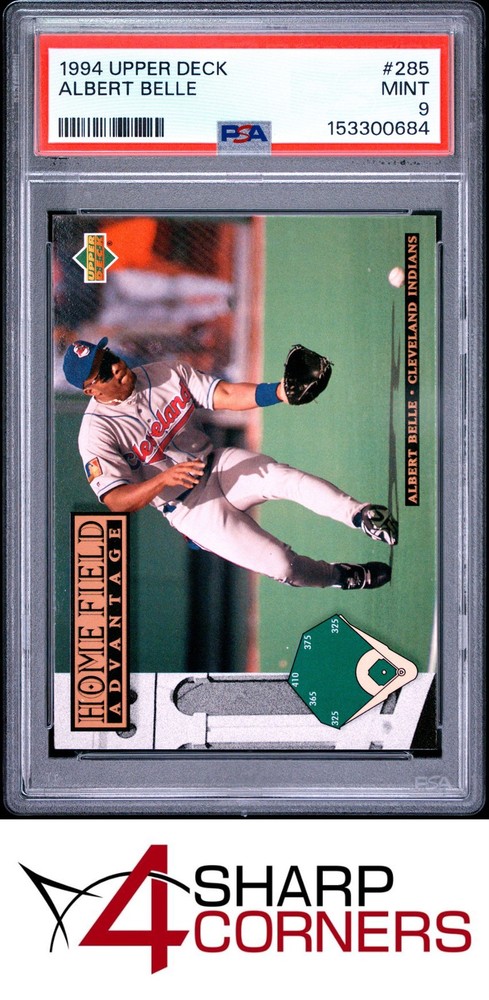 1994 Upper Deck #285 Albert Belle Indians Pop 3 Psa 94SC: Leading the industry in consignment services!