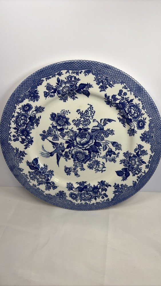 Royal Stafford Asiatic Pheasant Blue White Platter
