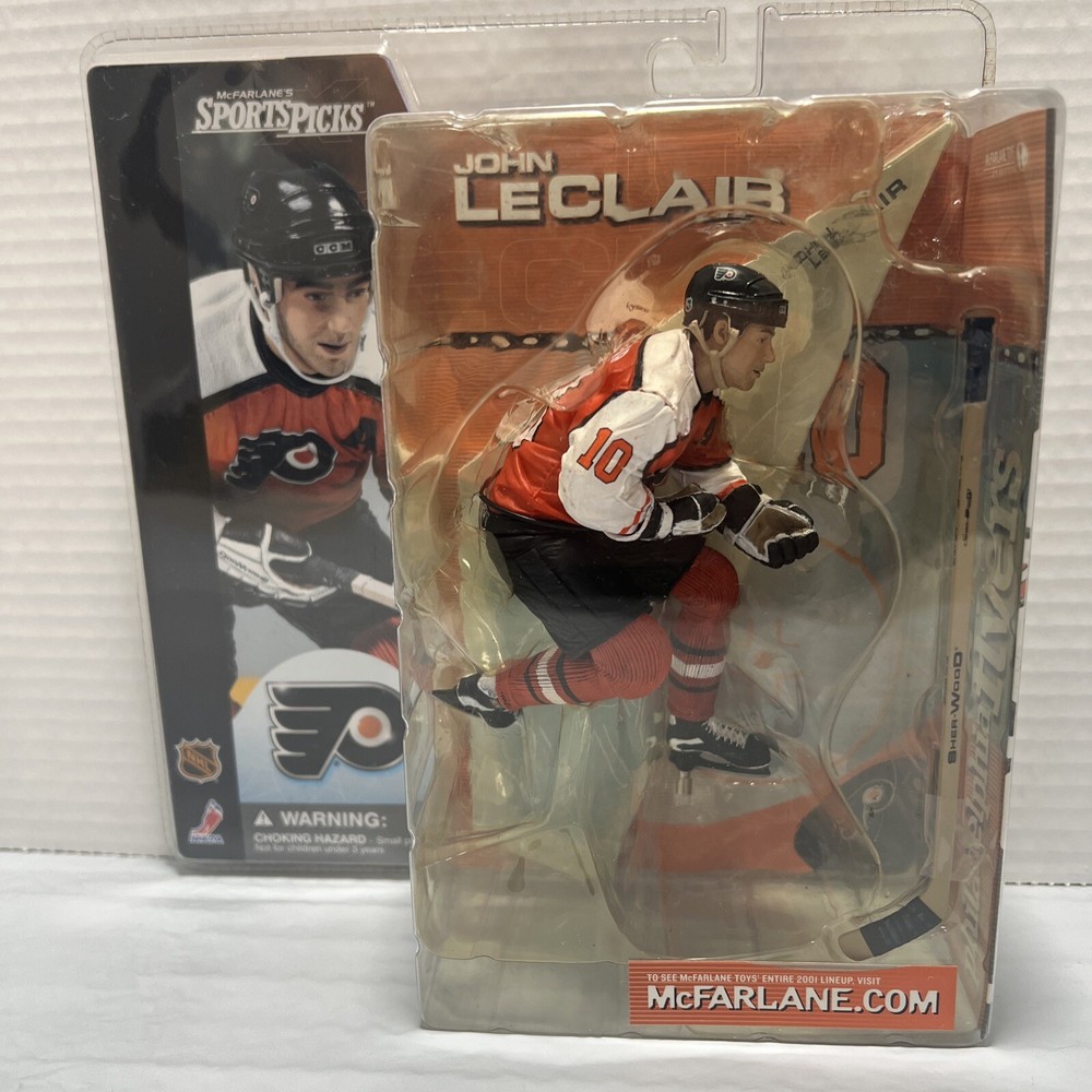 John LeClair Philadelphia Flyers NHL Series 1 McFarlane Hockey ActionFigure 2001