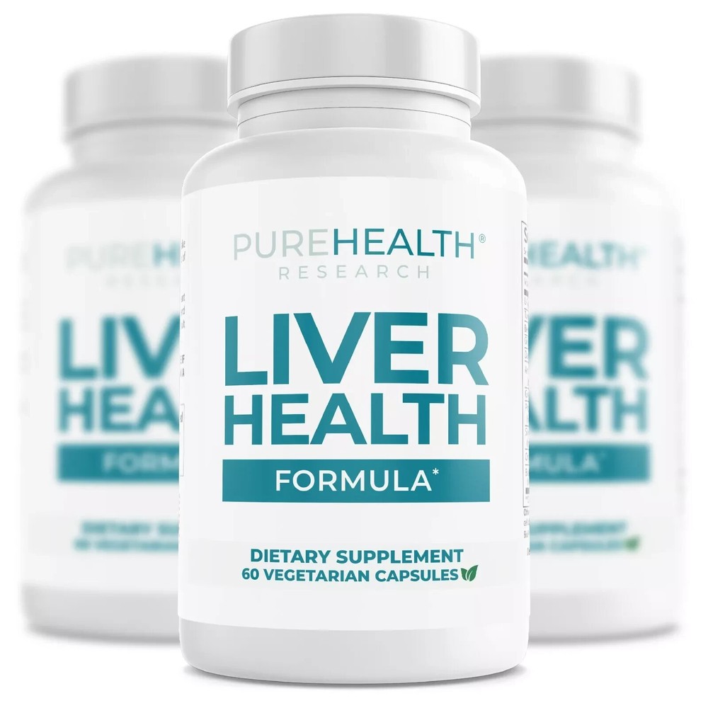 Liver Health Support Supplement for Detox Cleanse & Repair - 1 Month Supply  