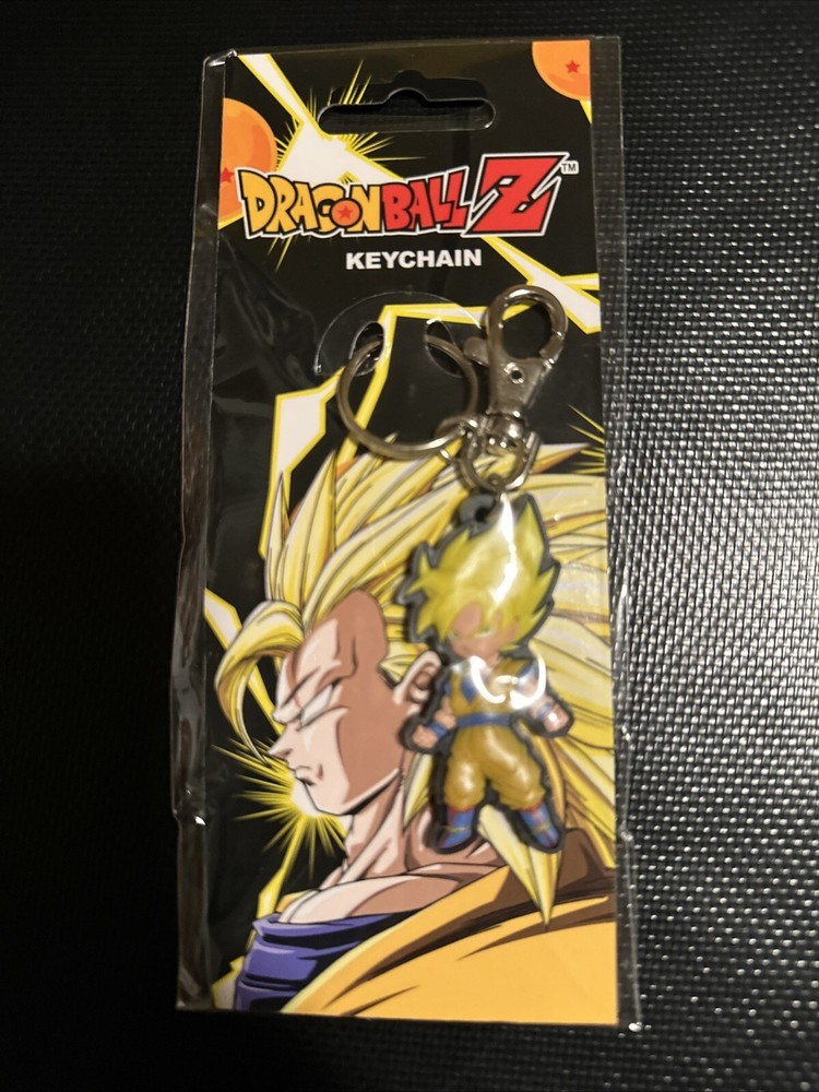 Official limited edition Dragonball z Super Sayian Goku keychain NEW