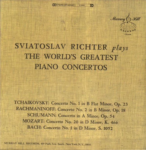 Sviatoslav Richter - Sviatoslav Richter Plays The World's Greatest Piano Concert