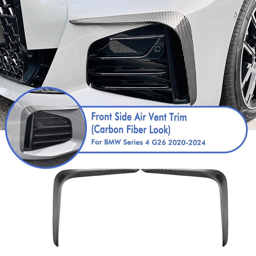 Front Side Air Vent Trim Kit For BMW 4 Series G26 4 Door M Sport 2020-2024 2021