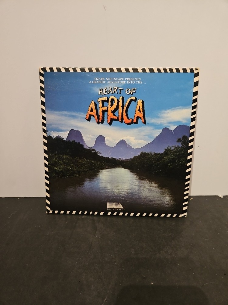 Heart of Africa Commodore 64 128 1985 Manual Inserts Electronic Arts Complete