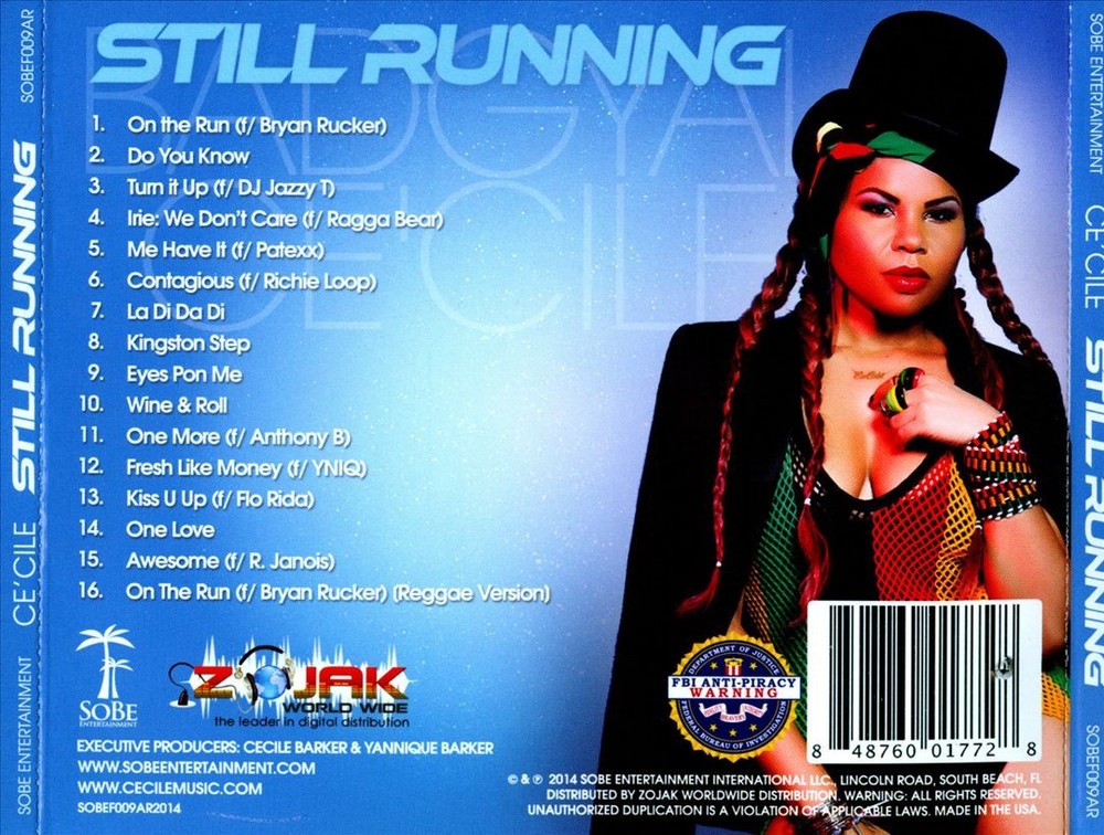 Ce'cile Still Running New Cd