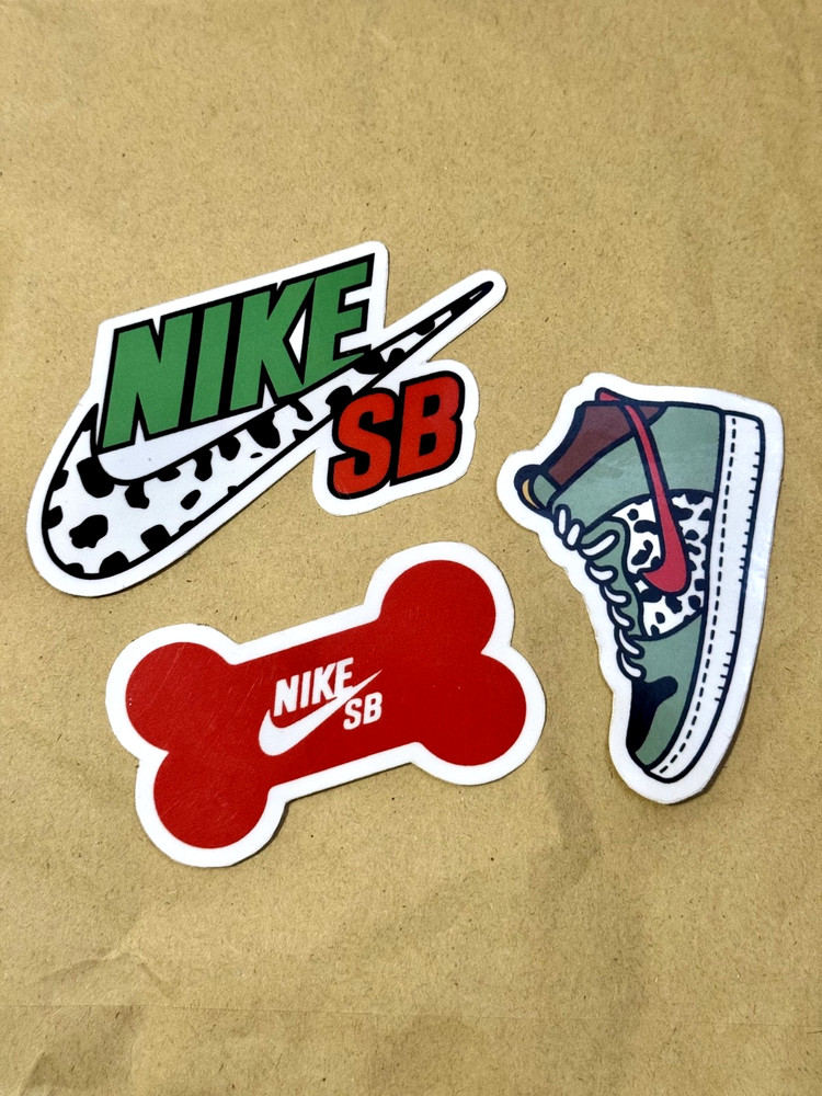 Nike Walk The Dog Sticker Pack Vinyl Decal Swoosh Skateboarding