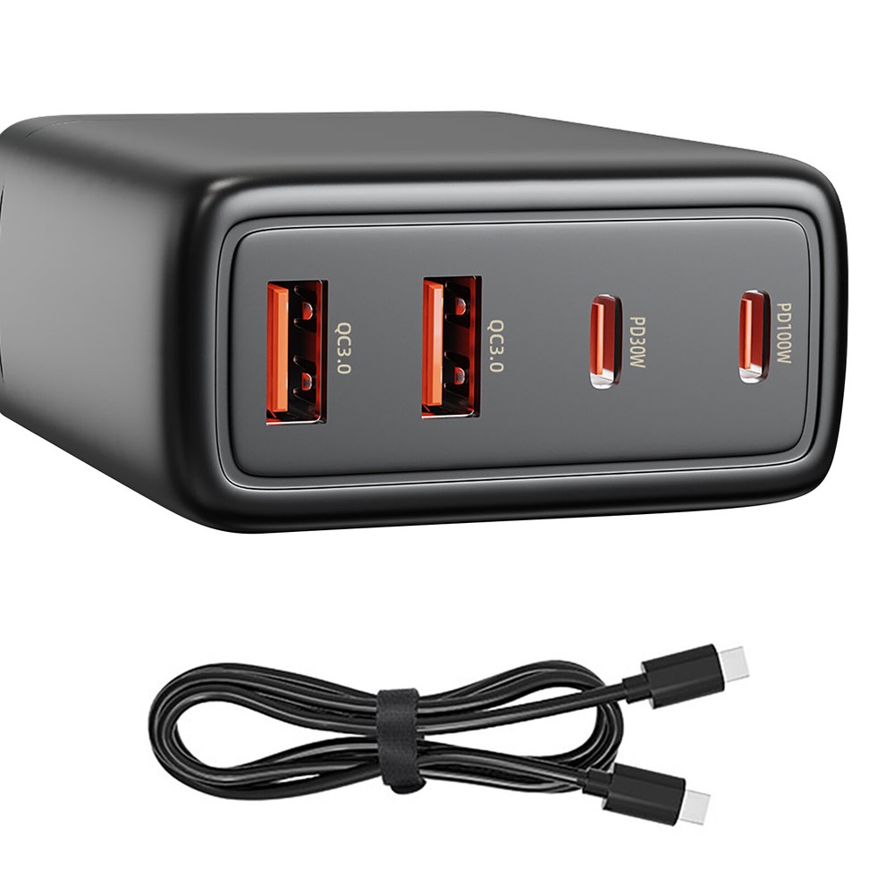 100W 4-Port Fast Charger PD QC3.0 for DJI Drone Phone Camera