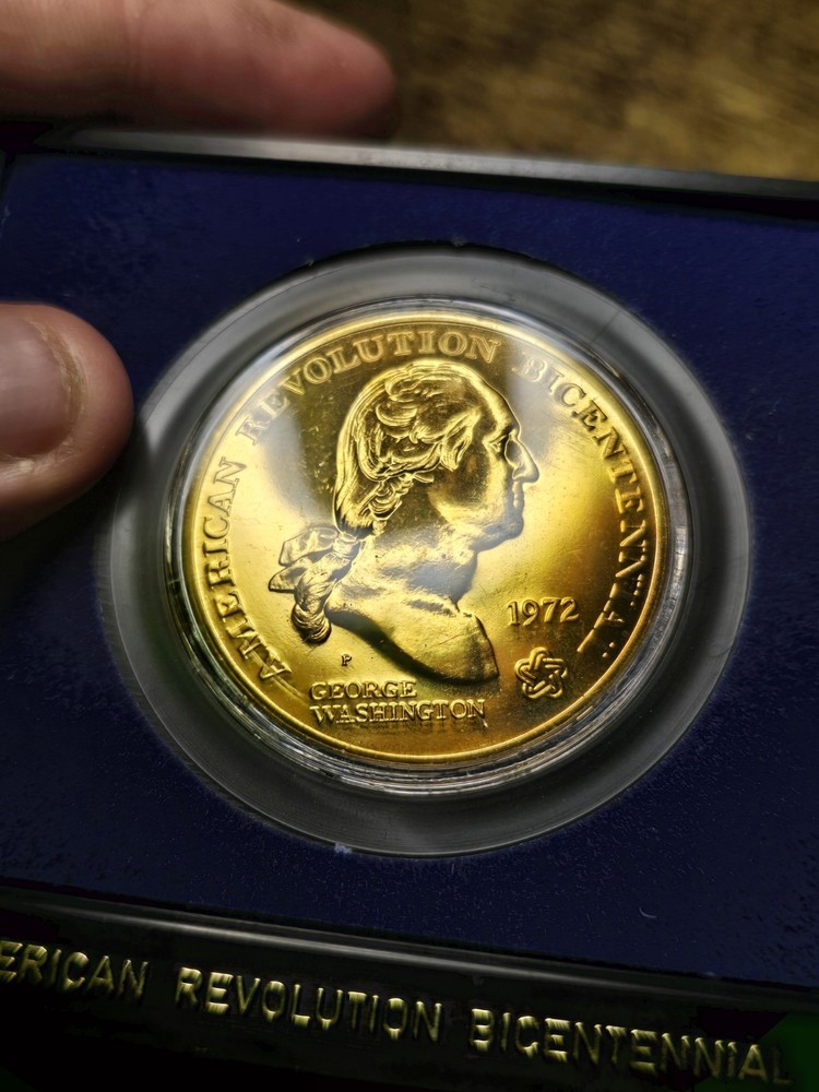1972 P American Revolution Bicentennial Commemorative George Washington Medal