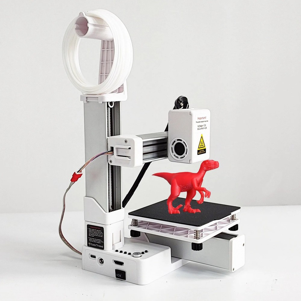 EasyThreed 3D Printer Entry Level Compatible PLA TPU 0.07 in Filament 12V