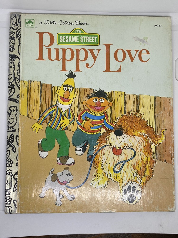 Puppy Love: Sesame Street - by Madeline Sunshine - 1991 Little Golden Book