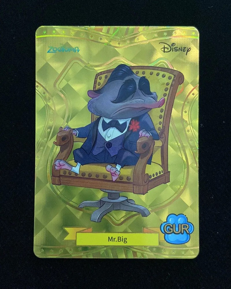 2024 Kakawow Disney Joy Vol 3 Zootopia Gold GUR #HLDZ-IG-18 Mr. Big #2 J55