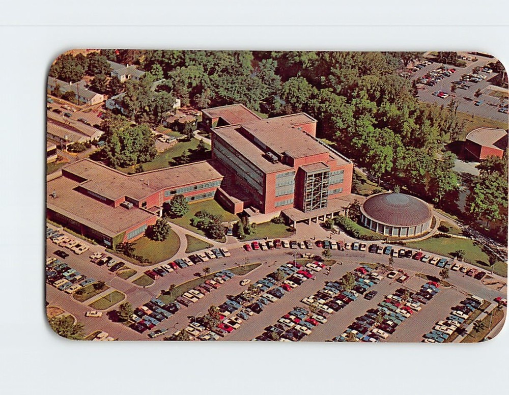 Postcard Aerial View College of Education Building Michigan State University MI
