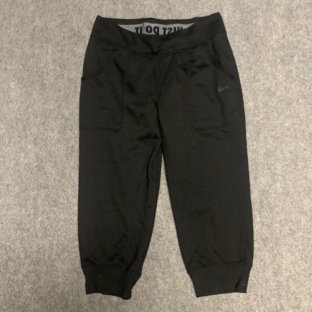 Nike Dri Fit Womens Size Small Black Yoga Work Out Pants