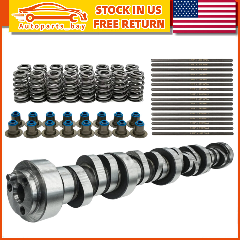 Fit For LS Truck Camshaft Kit Stage 3 Cam V2 Valve Springs Seals 4.8 5.3 6.0 6.2