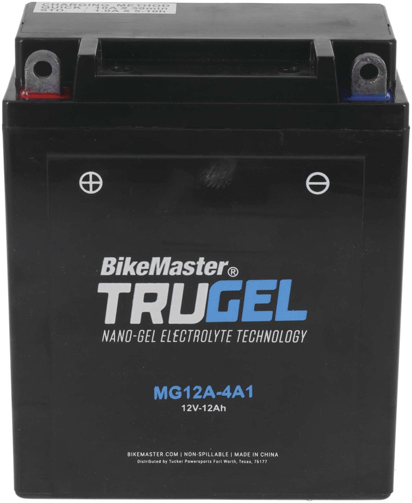 TruGel MG12A-4A1 Gel Cell Battery BikeMaster 780503