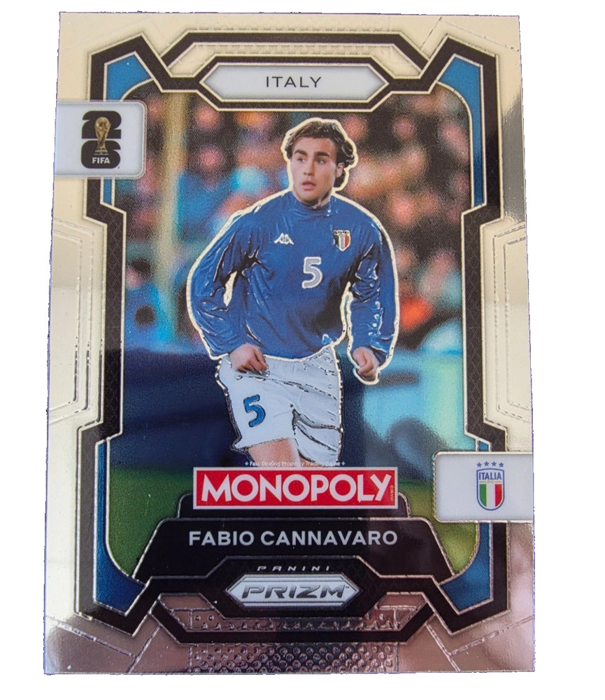 2026 Panini Prizm Monopoly FIFA World Cup Fabio Cannavaro Card #36 Italy