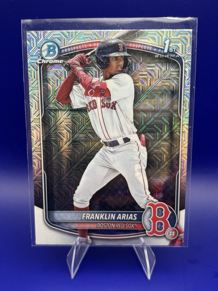 2025 Bowman - Chrome Prospects Franklin Arias #BCP-67 Mojo Refractor (RC)