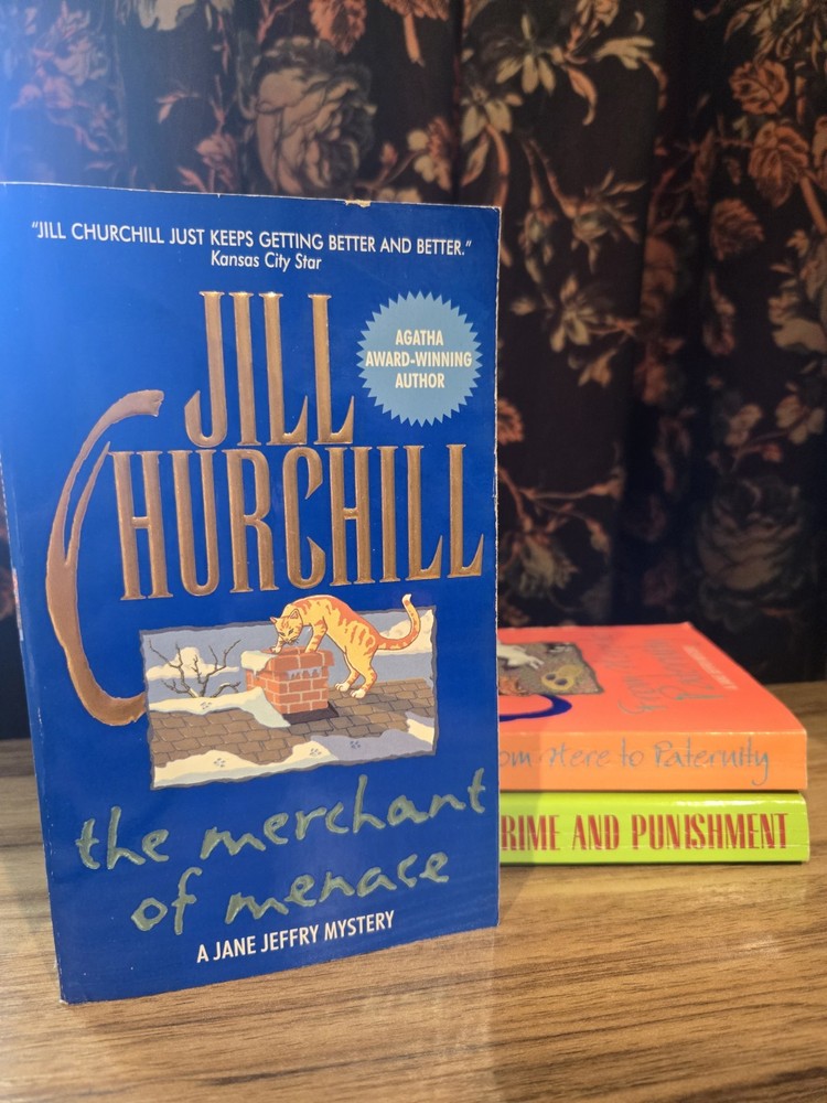 A Jane Jeffry Mystery Books By Jill Churchill Lot of Three The Merchant of...