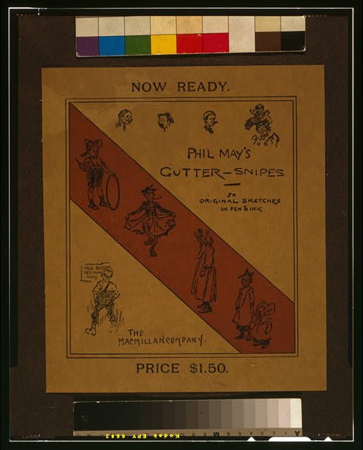Photo:Phil May's Gutter Snipes,1899,Sketches of Children