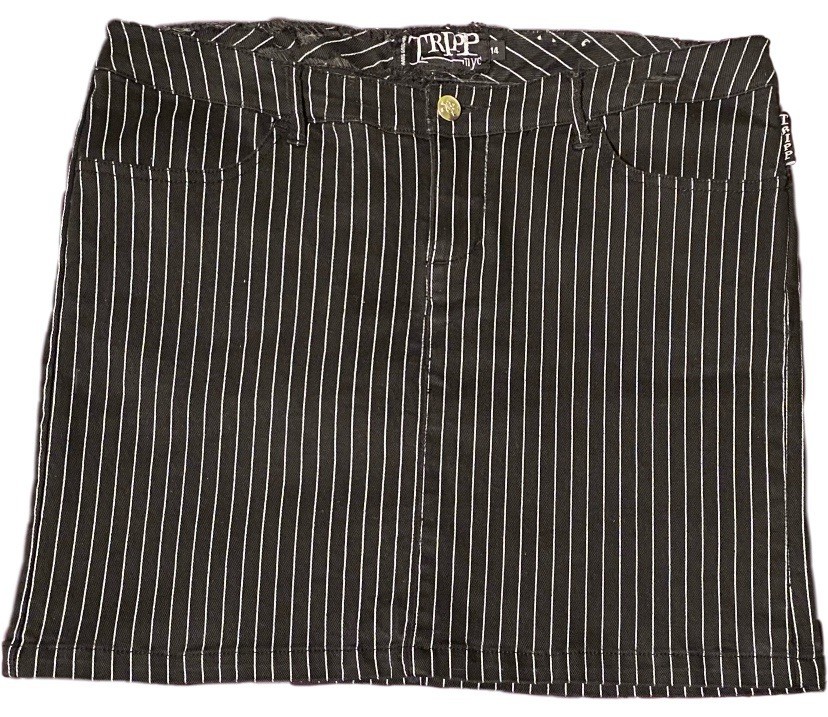 Tripp NYC Pinstripe Mini skirt