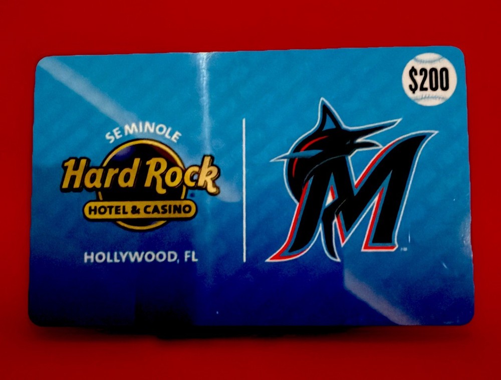 $200 Gift card To The marlins Tickets